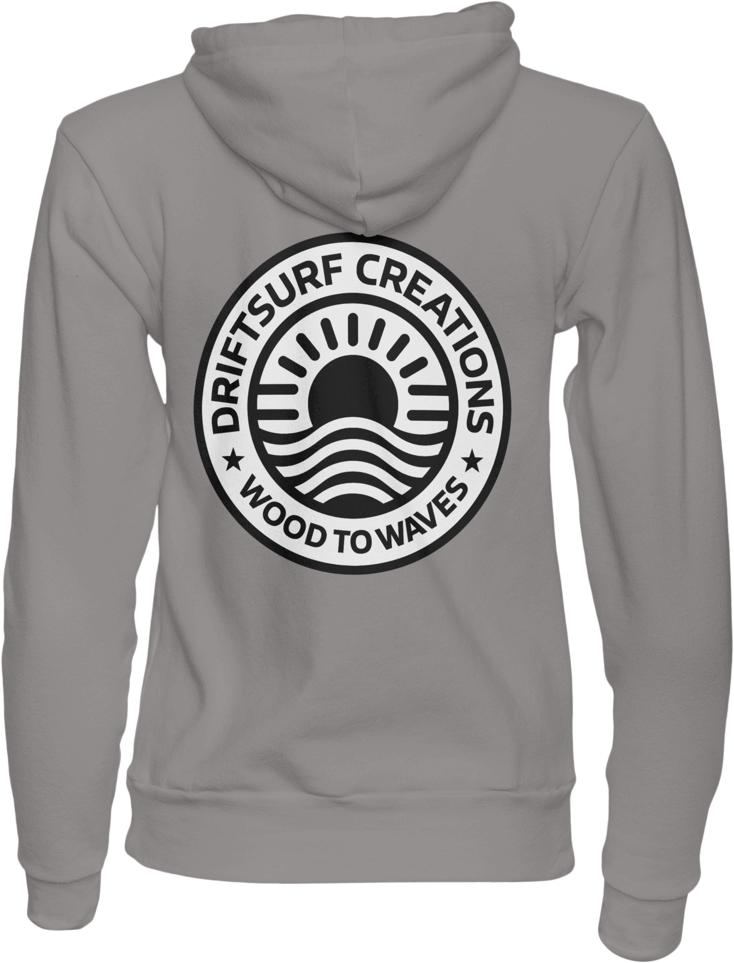 Hoodie with Driftsurf Creations logo design.